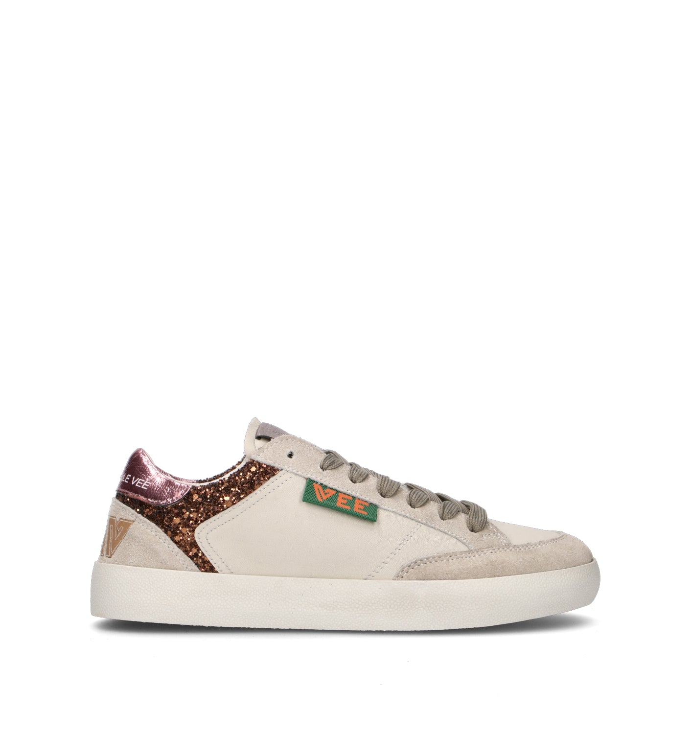 EMANUELLE VEE Sneaker donna bianca in pelle