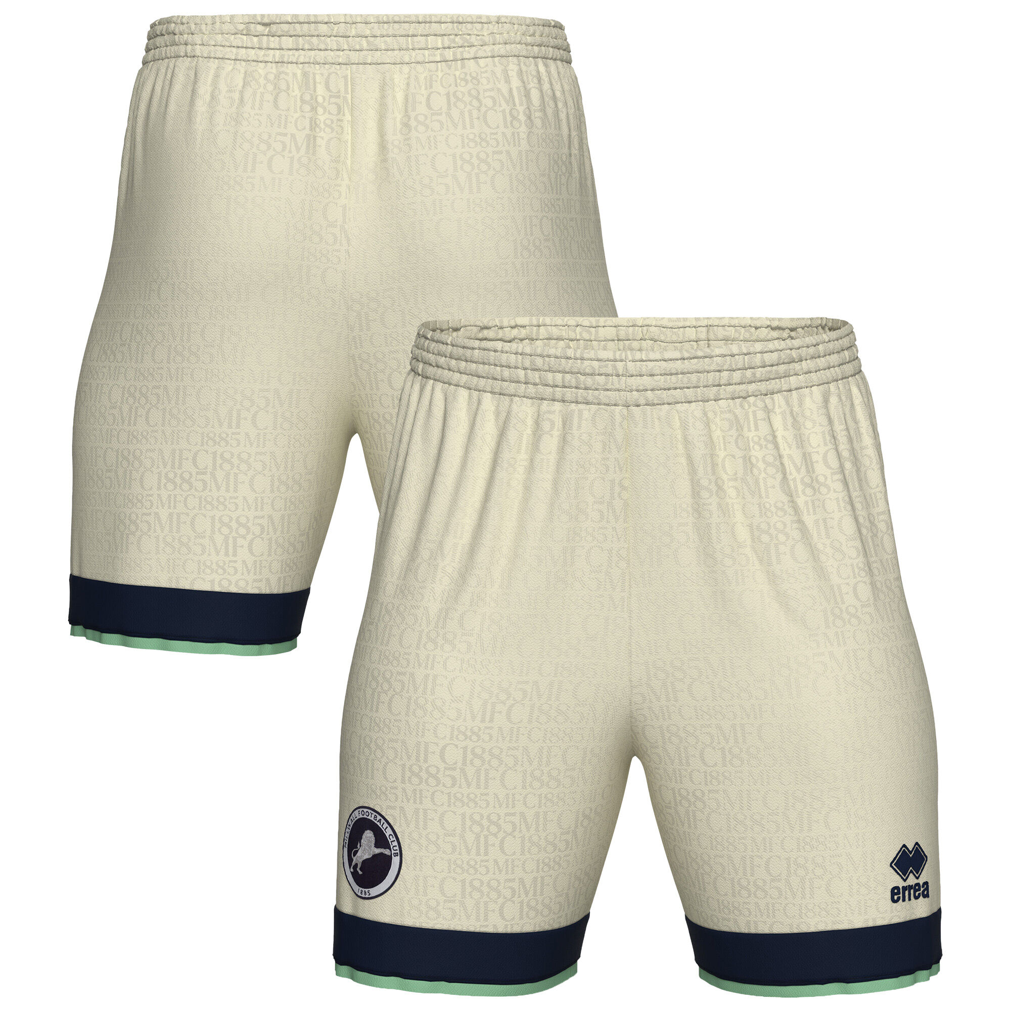 Millwall Errea Auswärtsshorts 2025-26 Image