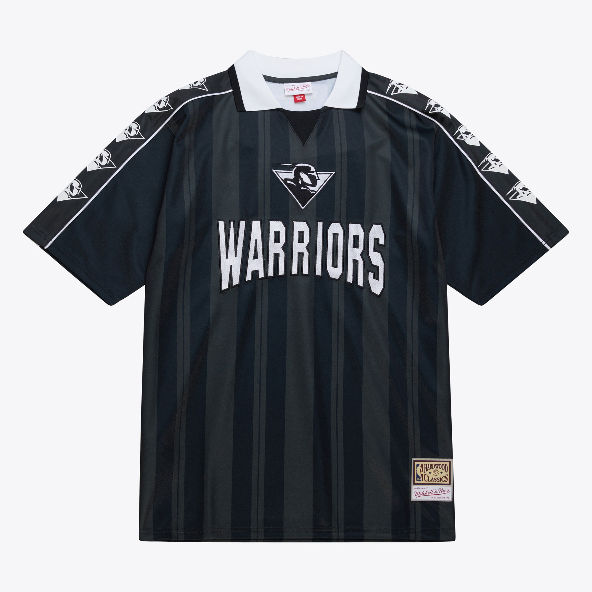 Golden State Warriors Mitchell & Ness Striker Polo Top – Herren Image