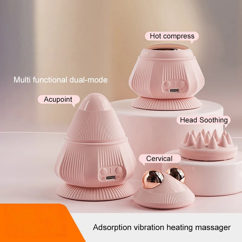 Boule de Massage vibrante électrique, outil de libération myofasciale avec ventouse, Fitness, Relaxation musculaire, Relaxation des tissus profonds