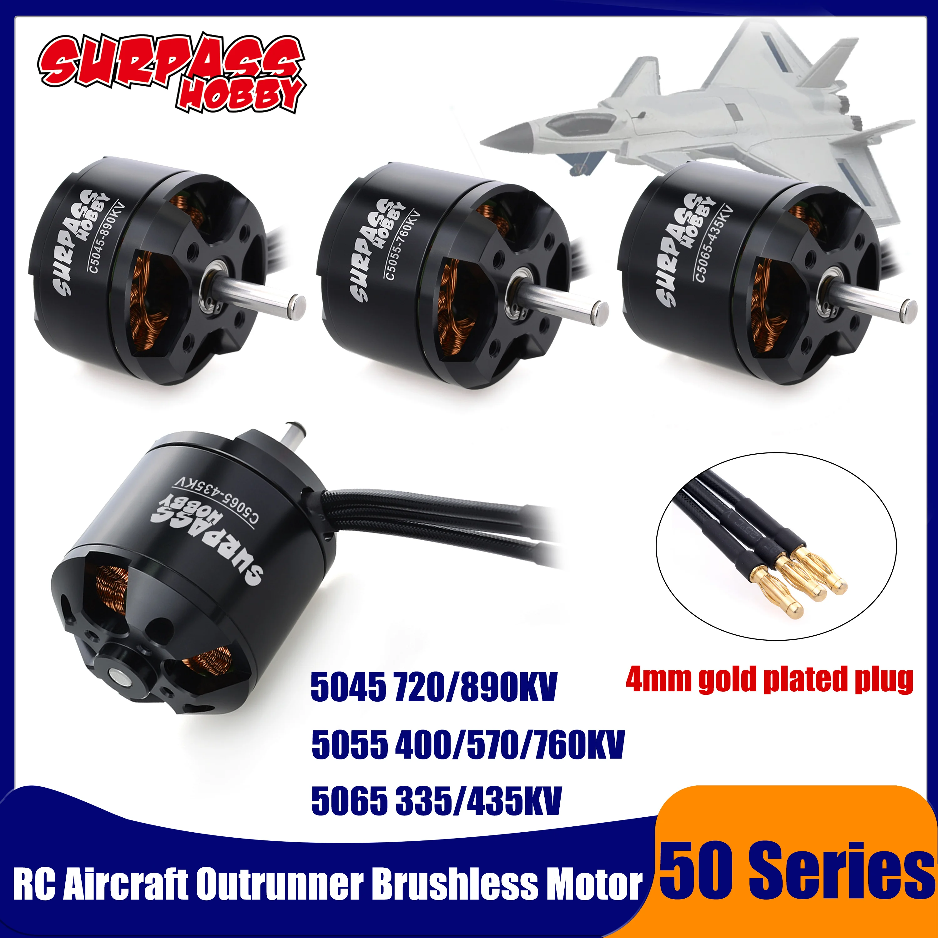 Surpass Hobby 5045 5055 5065 Outrunner Bürstenloser Motor für RC FPV Racing Drone Flugzeug Starrflügel Multicopter Quadcopter Teil