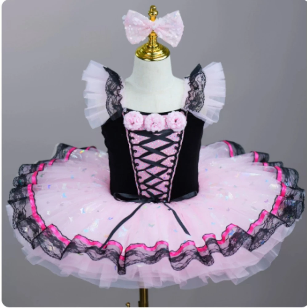 Abbigliamento per bambini di qualità Performance Body eleganti per ragazze Tutu di balletto Abbigliamento da ballo Abbigliamento per bambini Abito da balletto Costumi di scena