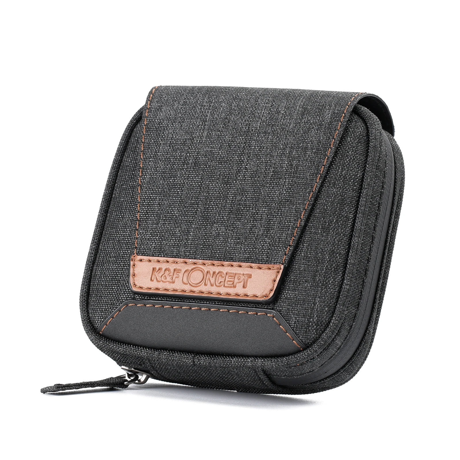 K&F CONCEPT Objektivfiltertasche mit 4 Steckplätzen und Innentasche für 37 mm–95 mm ND UV CPL-Filter, Aufbewahrung von Filtern, Kameratasche Image