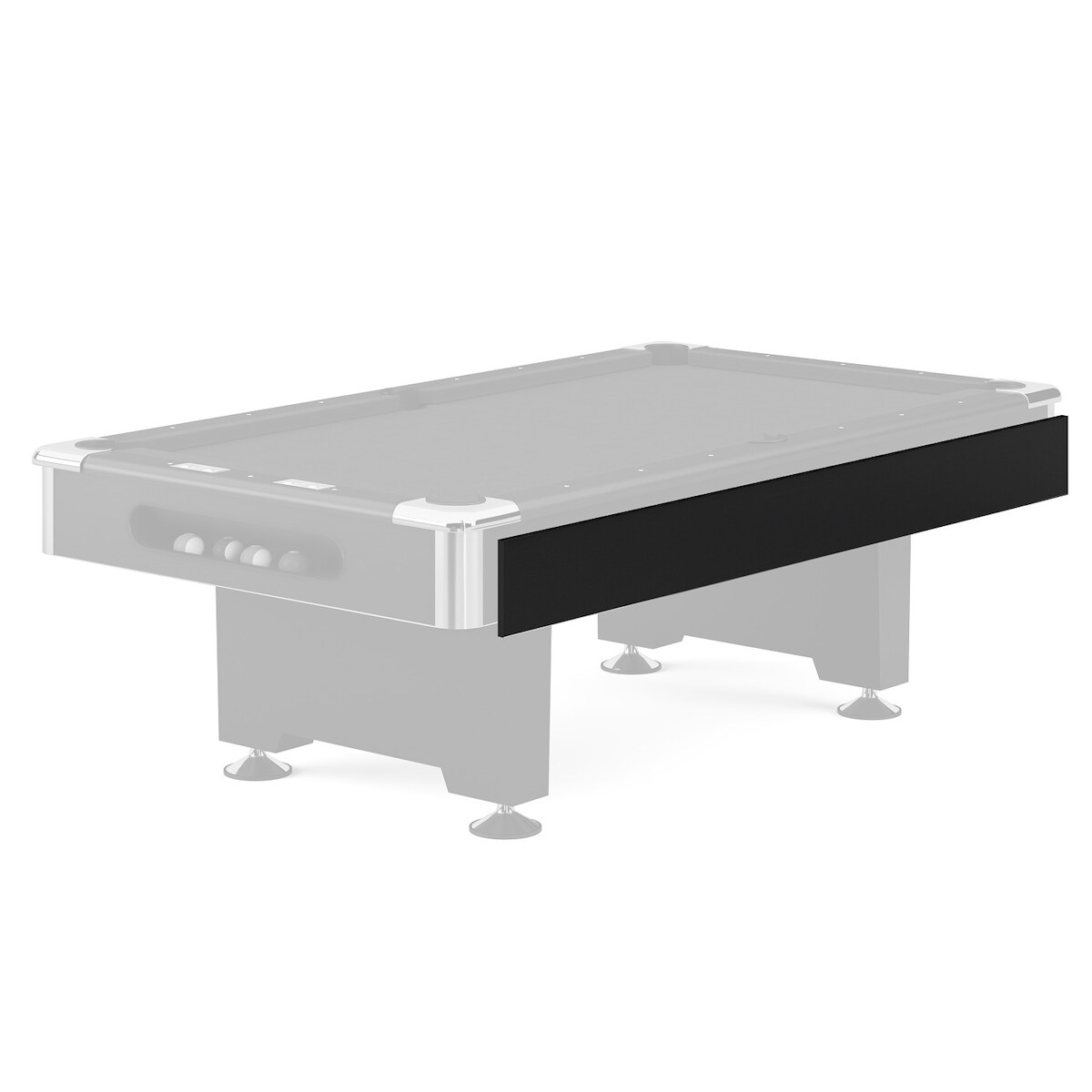 Automaten Hoffmann Seitenblende "Club Pro III", 7 ft, Längsseite, Schwarz Image