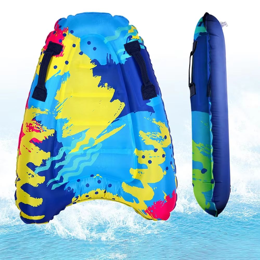 WaveGlider Thick PVC Inflatable Surfboard Portable Water Ski & Pool Surf Board b