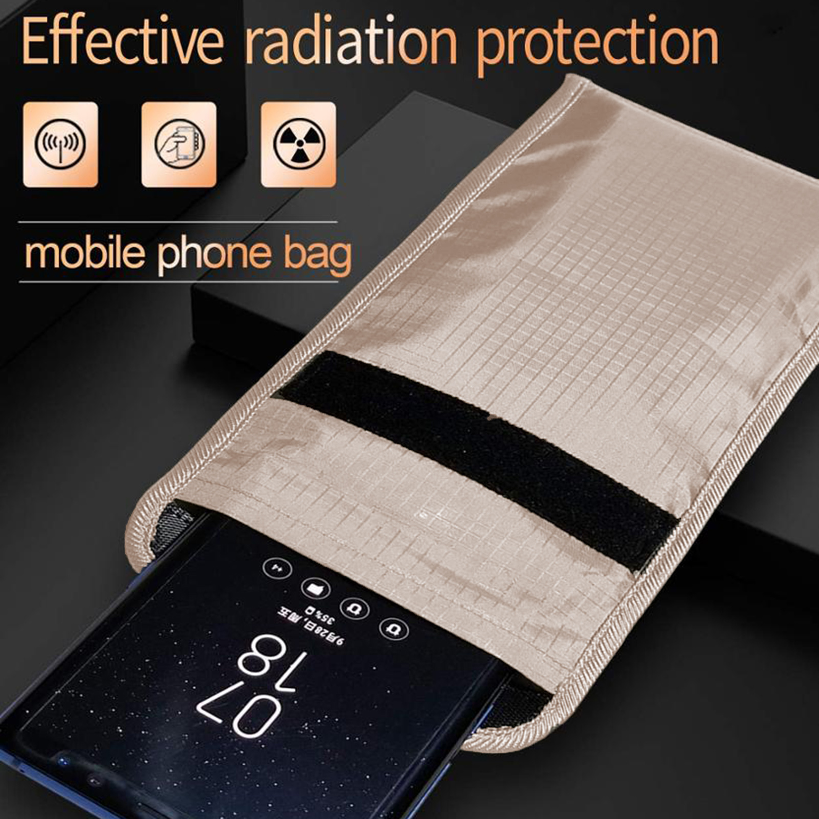 Rfid Cell Phone Signal Blocking Faraday Bag For Cell Phone Anti Spying Tracking Fob Shield EMF GPS Location Faraday Phone Case Rfid Cell Phone Signal Blocking Faraday Bag For Cell Phone Anti Spying Tracking Fob Shield EMF GPS Location Faraday Phone...