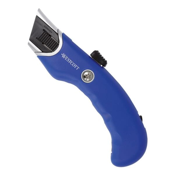 Westcott Sicherheitscutter mit rückfedernder Klinge blau Image