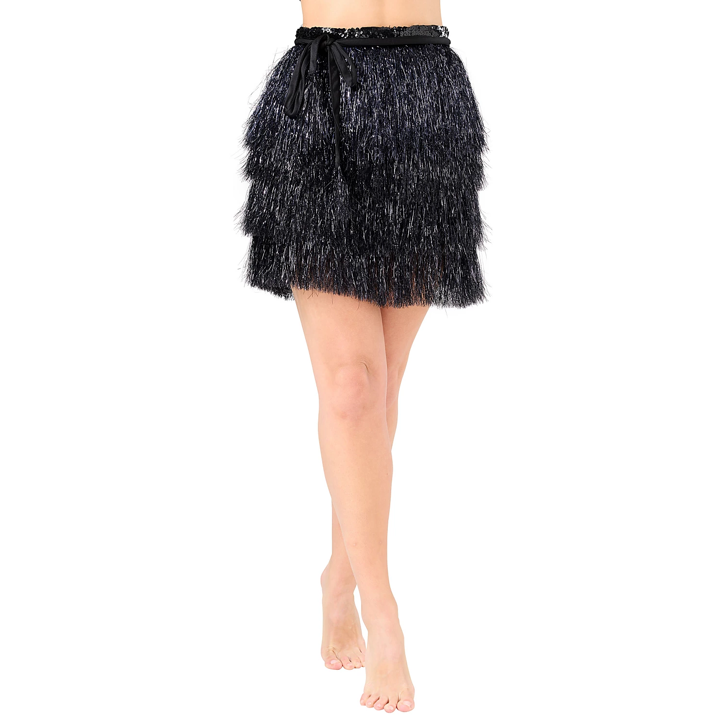 Jupe portefeuille, noir