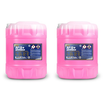 Mannol 2x 20 L Antifreeze AF12+ (-40) Longlife Kühlerfrostschutz [Hersteller-Nr. MN4012-20] Image