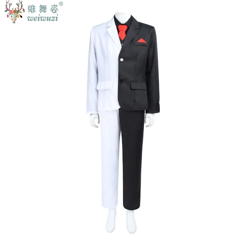 Halloween-Kostüm für Erwachsene, Film, zweiseitig, für Herren, Cosplay-Kostüm, Batman vs. Two-faced-Männer, cooler Anzug, hübsche, ausgefallene Kleidung, lustig Image