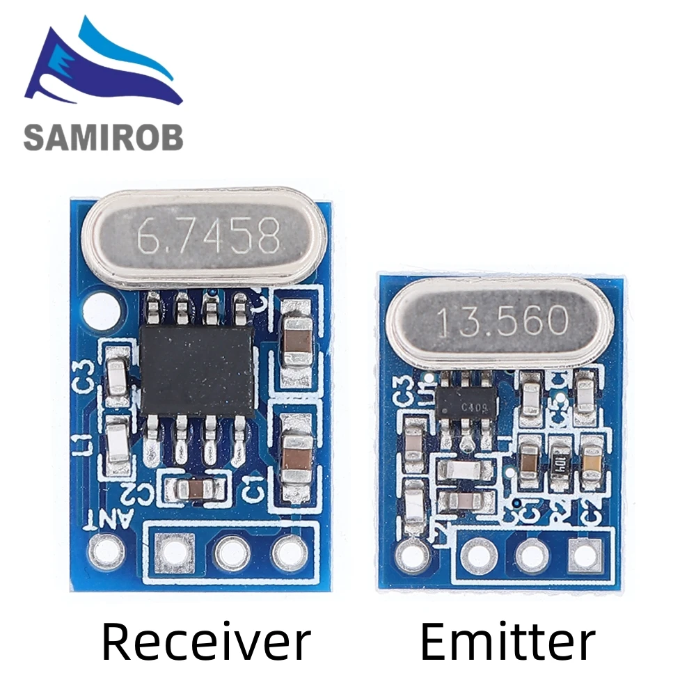 SAMIROB 433 MHz Syn115 Sendermodul Syn480R Empfängermodul Onboard Ask/Ook Chip PCB für Arduino Image