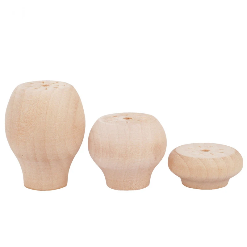 Massivholz Möbel Heighten Beine Sofa Hocker Erhöht Pad Bett TV Schrank Kaffee Tisch Runde Heighten Füße Möbel Teile Image