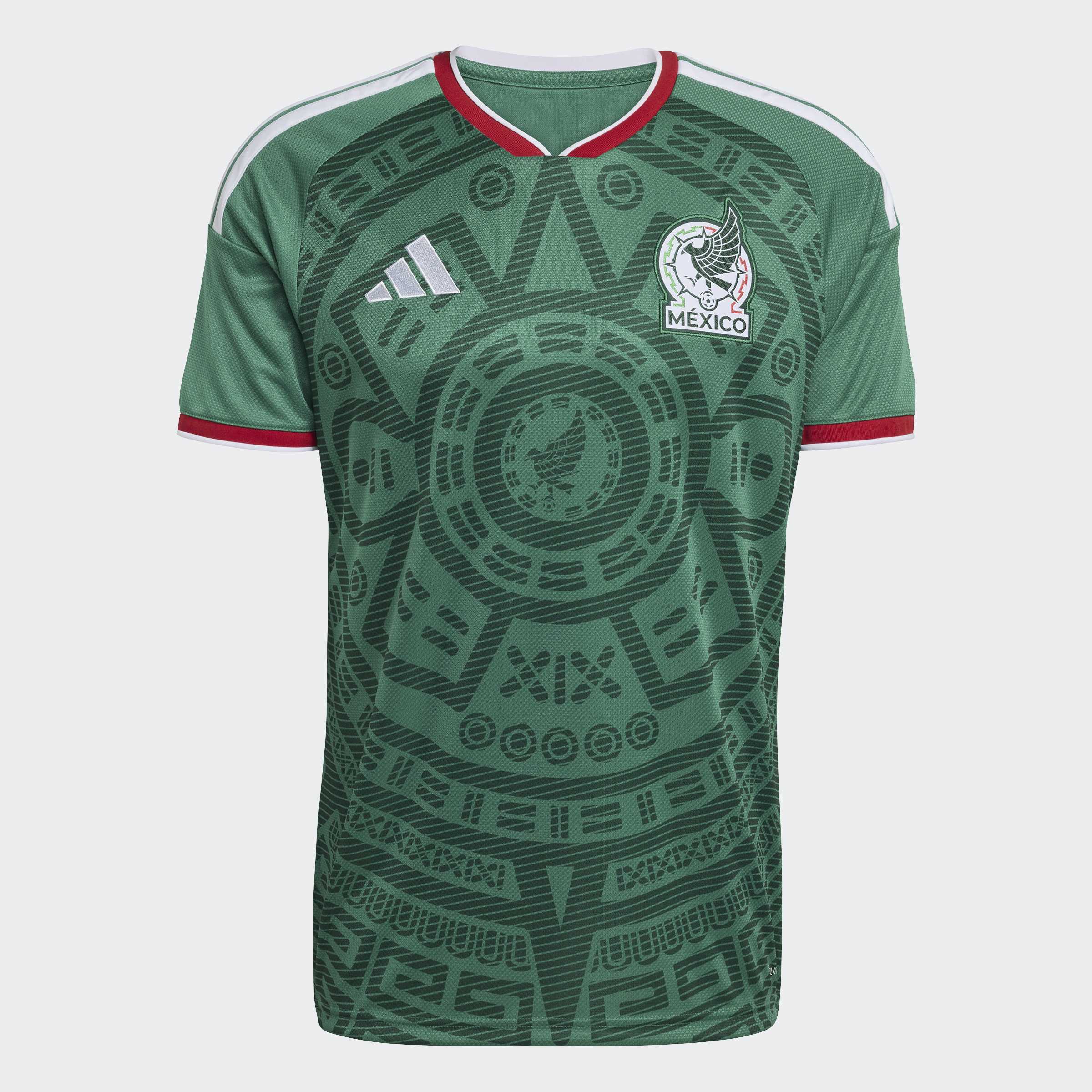 Fußballtrikot ADIDAS PERFORMANCE "Mexiko 26 Heimtrikot", Damen, Gr. XXL, bold grün, Obermaterial: 100% Polyester, Rundhals, Trikots Fußballtrikot, WM Trikot Mexico