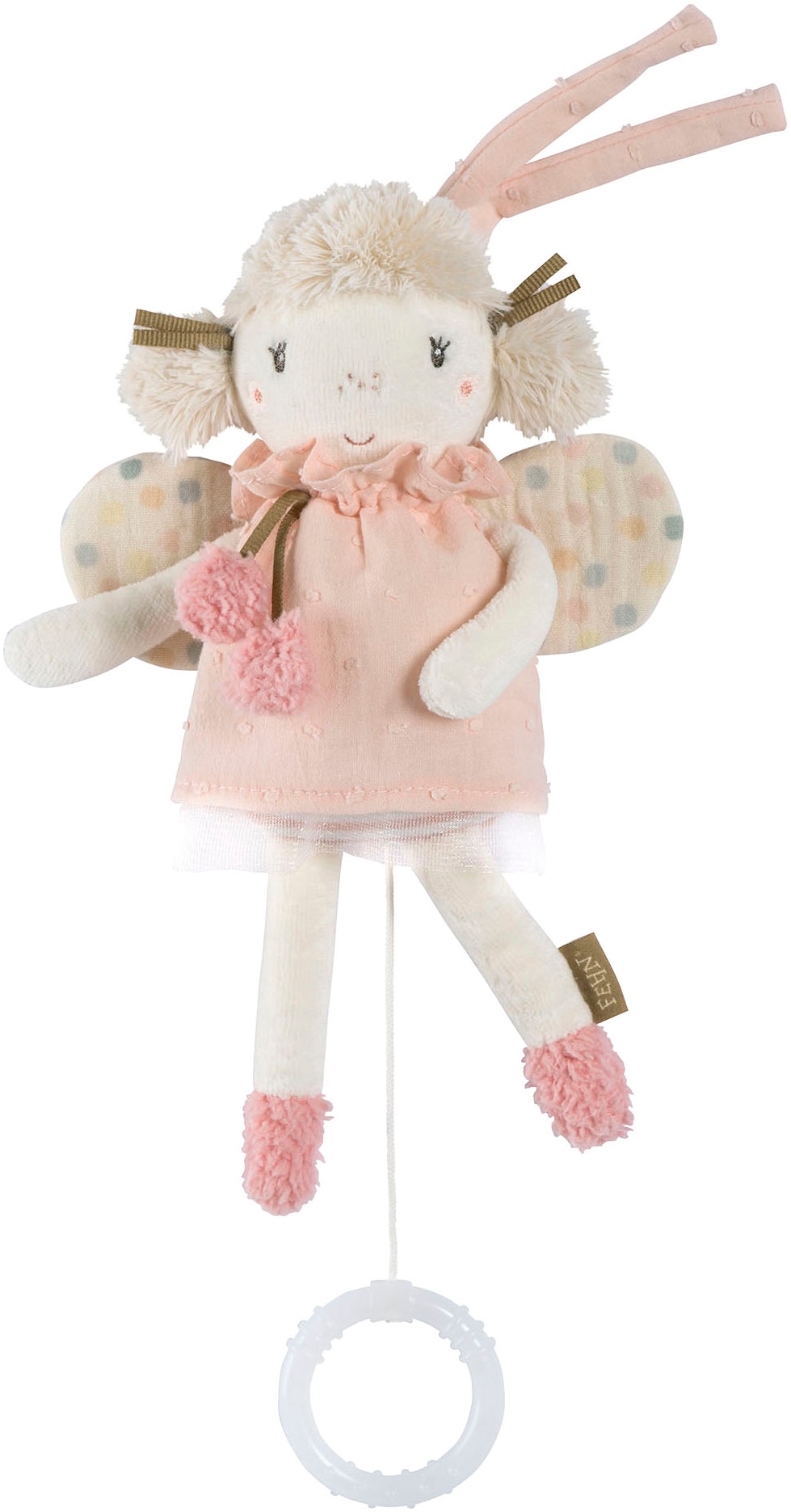 Spieluhr FEHN "feehnLAND, Mini-Spieluhr Fee", rosa (rose), Spieluhren, BabyB:16cm H:23cm, B:16cm H:23cm