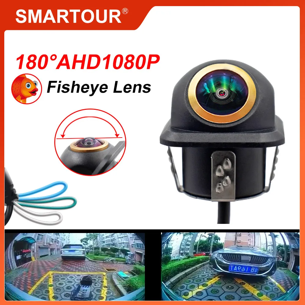 Smartour hd 720p/1080p nachtsicht fisheye objektiv fahrzeug rückwärts sicherung rückansicht ahd cvbs kamera für android dvd ahd monitor