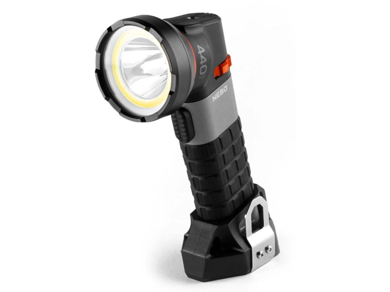 USED Nebo Luxtreme SL25R Rechargeable 1/4 Mile Spotlight w/ Integrated COB Black/Grey NEB-SPT-1004