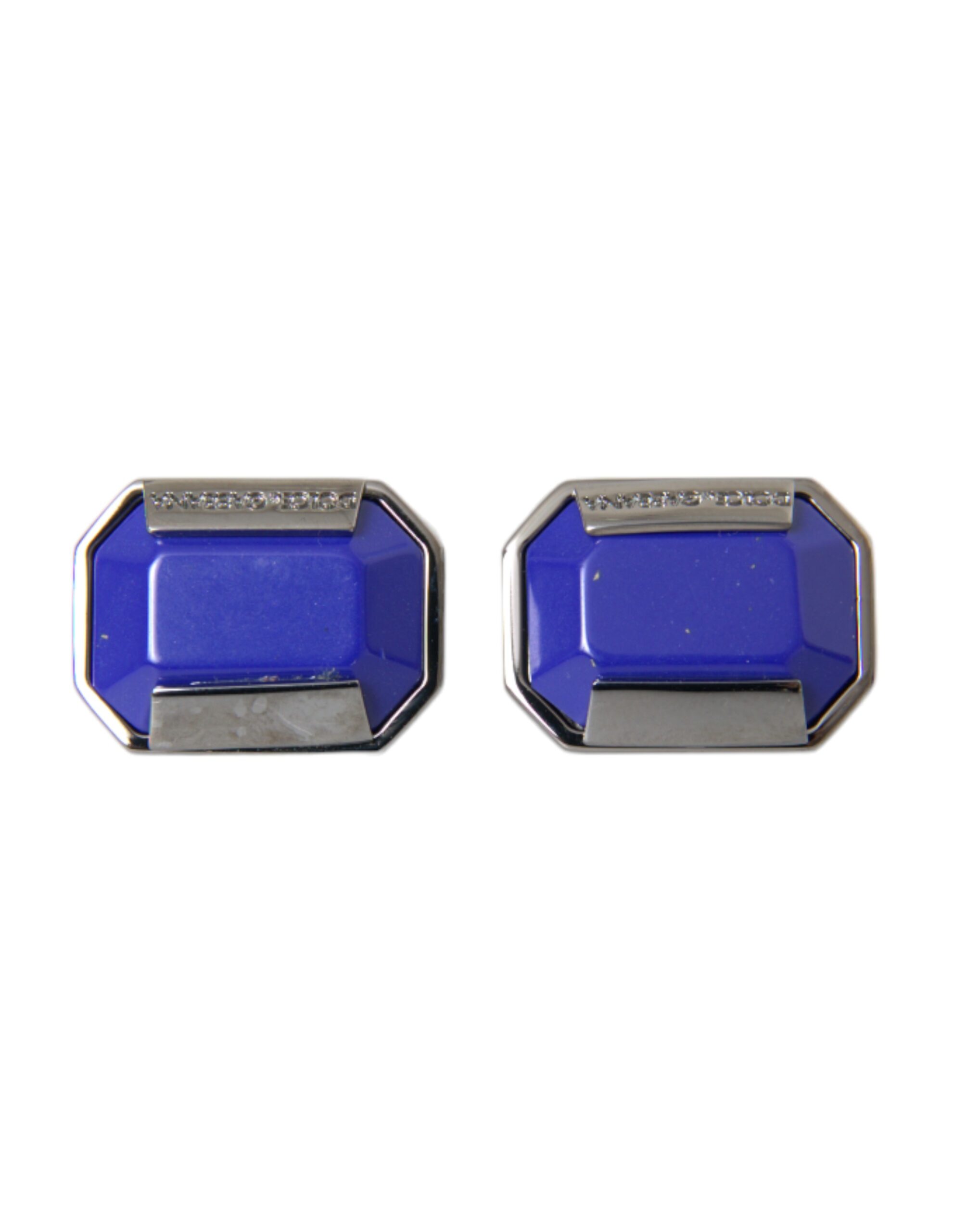 Silberne Messing-Pin-Crystal-Cufflinks