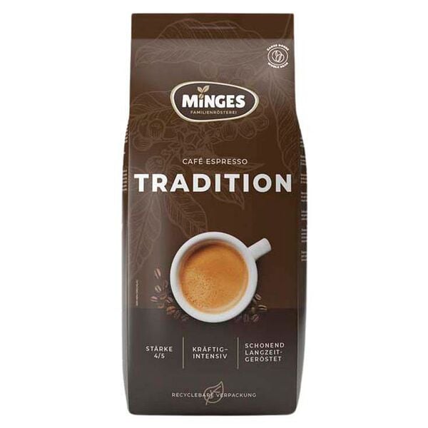 Minges Ganze-Bohnen-Espresso Tradition 1932 1000 g braun Image