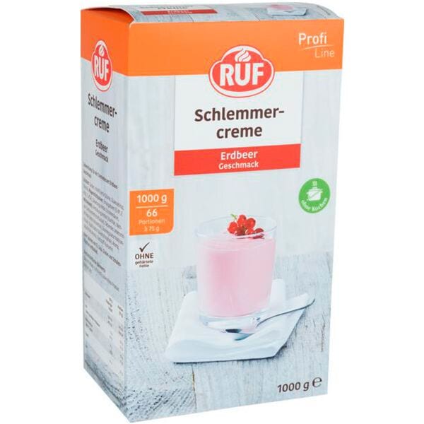 RUF Dessertcreme »Schlemmercreme Erdbeer« 1 kg Image