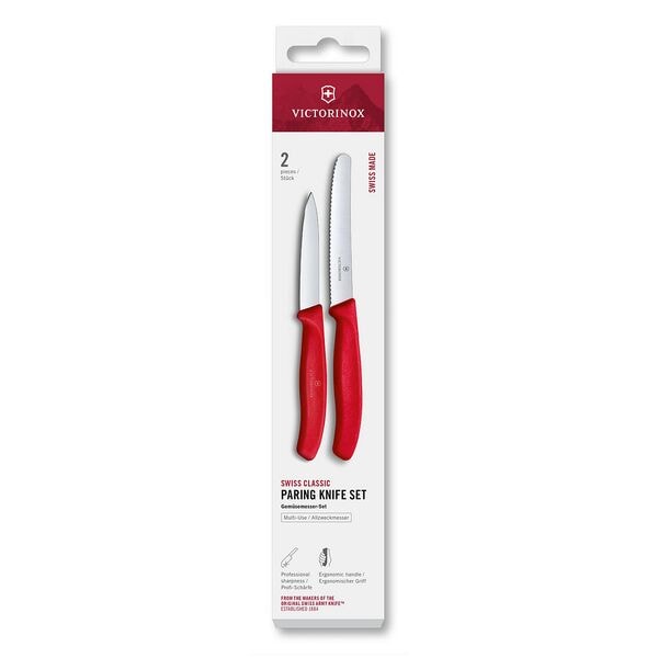 Victorinox Gemüsemesser-Set »Swiss Classic« 8 cm / 11 cm 2-tlg. rot Image