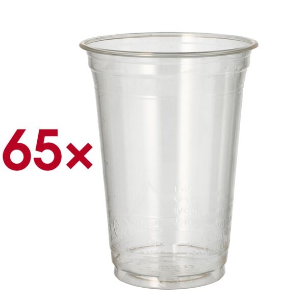 Papstar Einweg-Trinkbecher 0.4 L 65 Stück, 12.7 cm Image