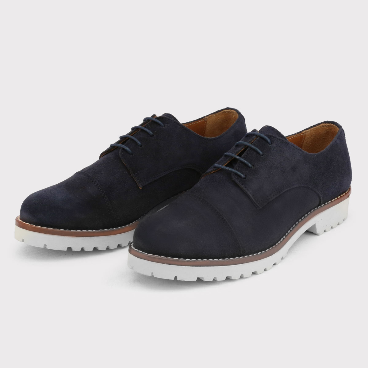 Plattform Wildleder Oxford-Schuhe Image