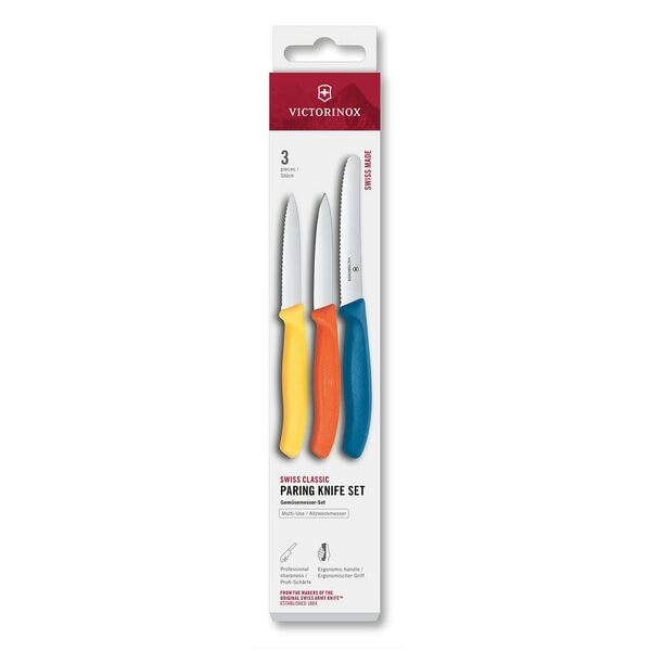 Victorinox Gemüsemesser-Set »Swiss Classic« blau / gelb / orange 3-tlg. blau Image