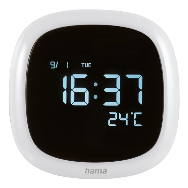 Hama Wecker Bora Bora digital weiß weiß Image