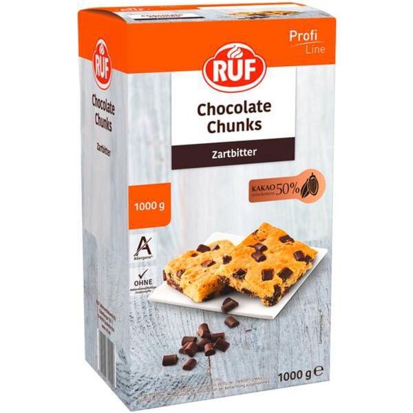 RUF Schokostreusel »Chocolate Chunks Zartbitterschokolade« 1 kg Image