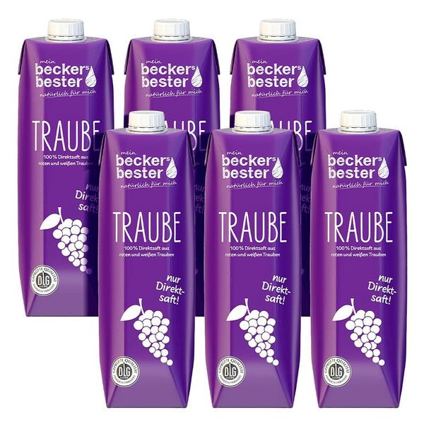 OTTO Office Saft »Traube Direktsaft« 1,0 L 6 Stück Image