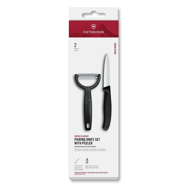 Victorinox Gemüsemesser-Set mit Y-Schäler »Swiss Classic« 2-tlg. schwarz Image