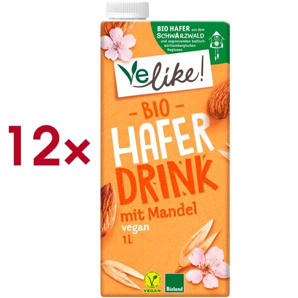 OTTO Office Bio-Haferdrink »Mandel« 1 L 12 Stück Image