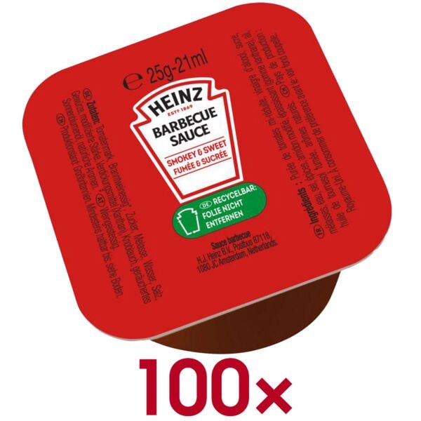 HEINZ Grillsauce »Barbecuesauce« 25 g 100 Stück Image