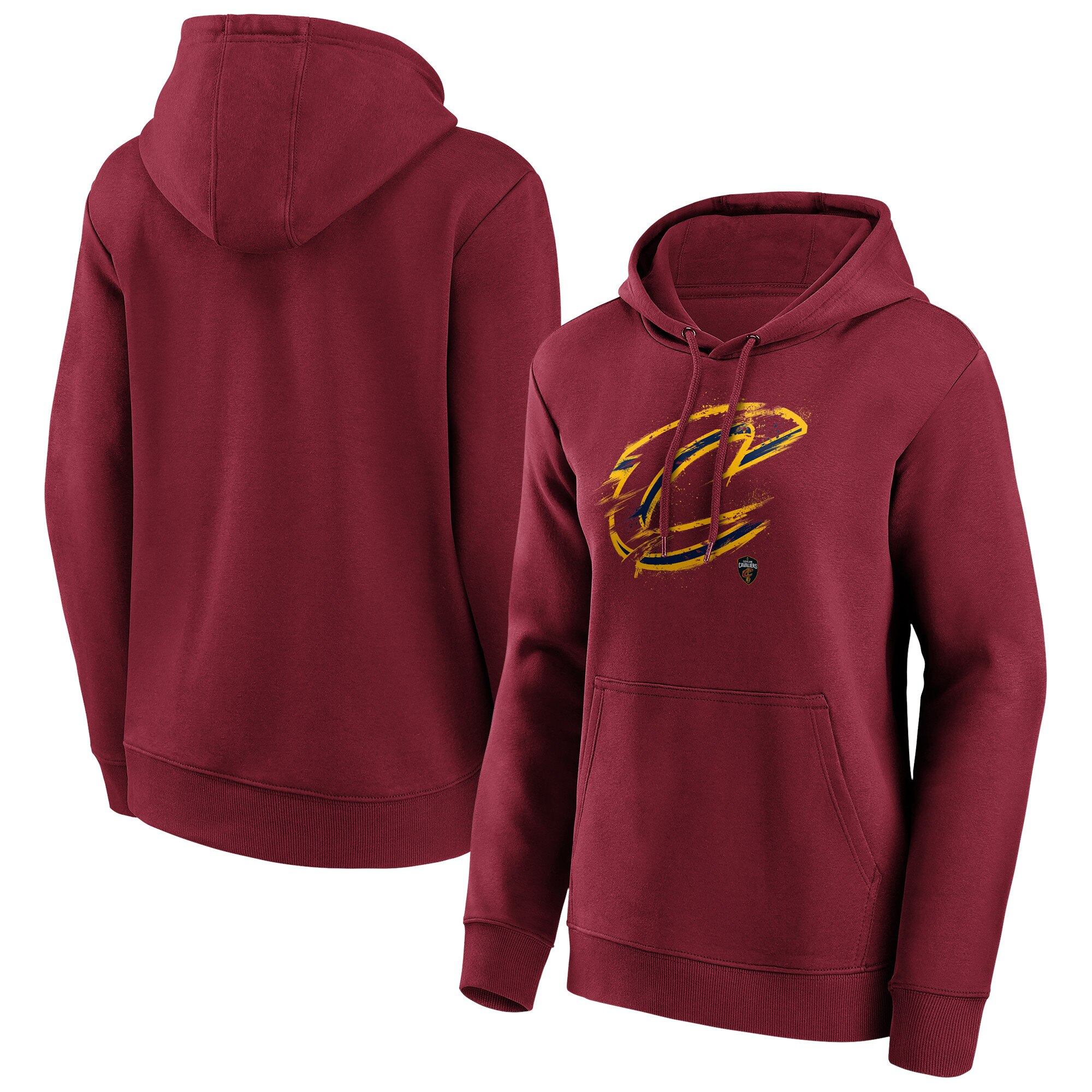 Cleveland Cavaliers Fanatics Branded Splatter Graphic Hoodie - Damen Image