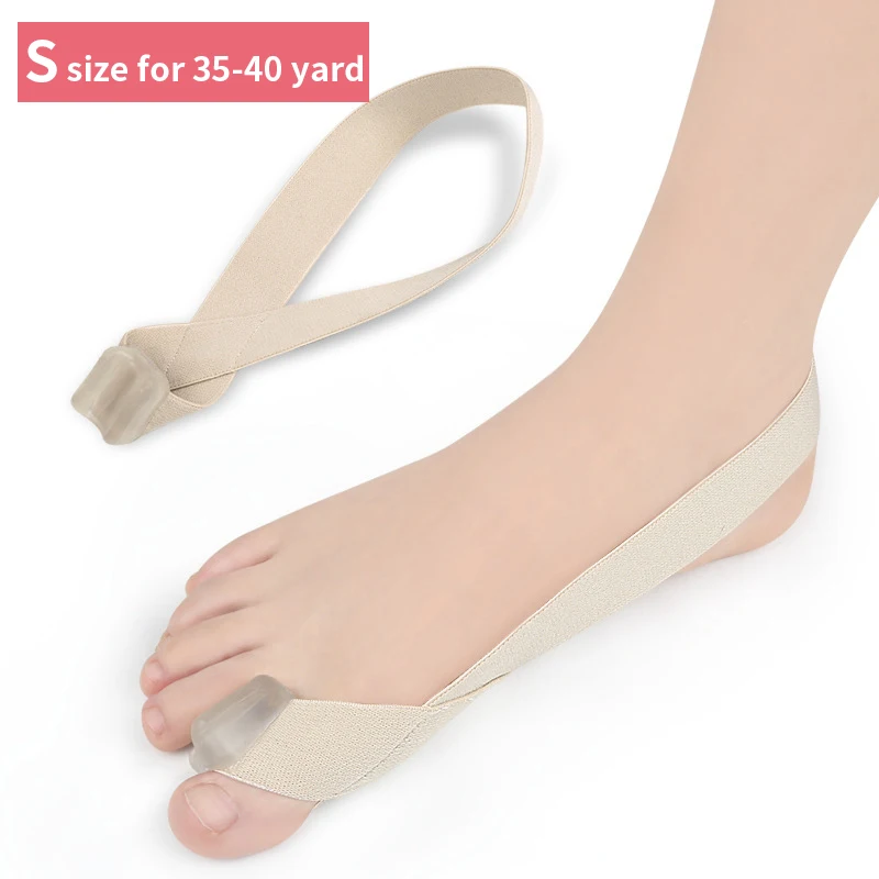 1Pcs Hallux Valgus Corrector Daumen Zehenspreizer Spannungsgurt Schmerzlinderung Zehen Finger Separator Zehenschiene Haarglätter Werkzeug Image