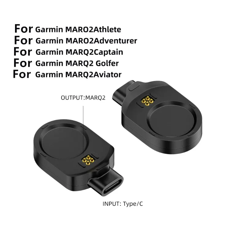 Typ C Ladegerät Adapter für Garmin Marq2 Serie Uhr Lade konverter für Marq Gen 2 Athlet Abenteurer Golfer Kapitän Flieger Image