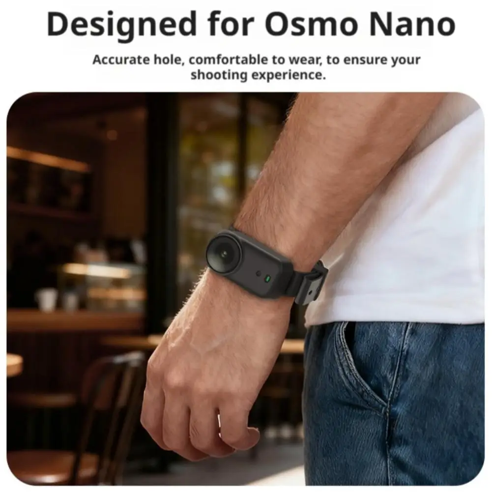 Für DJI Osmo Nano Multifunktionale Expansion Armband Silikon Handgelenk Strap Schutzhülle Verstellbare Gürtel Halter Schutzhülle Image