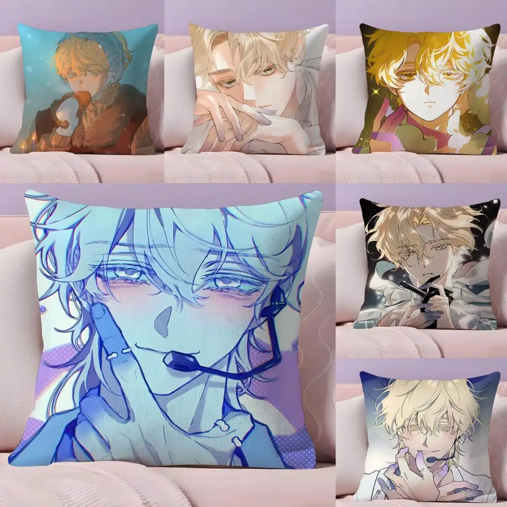 A-Alien S-Stage Luka Cool Anime Boy Kissenbezug, Plüschstoff, weich, doppelseitig bedruckt, Sofa, warm, Winter, Zuhause, Geschenk, Kissenbezug Image