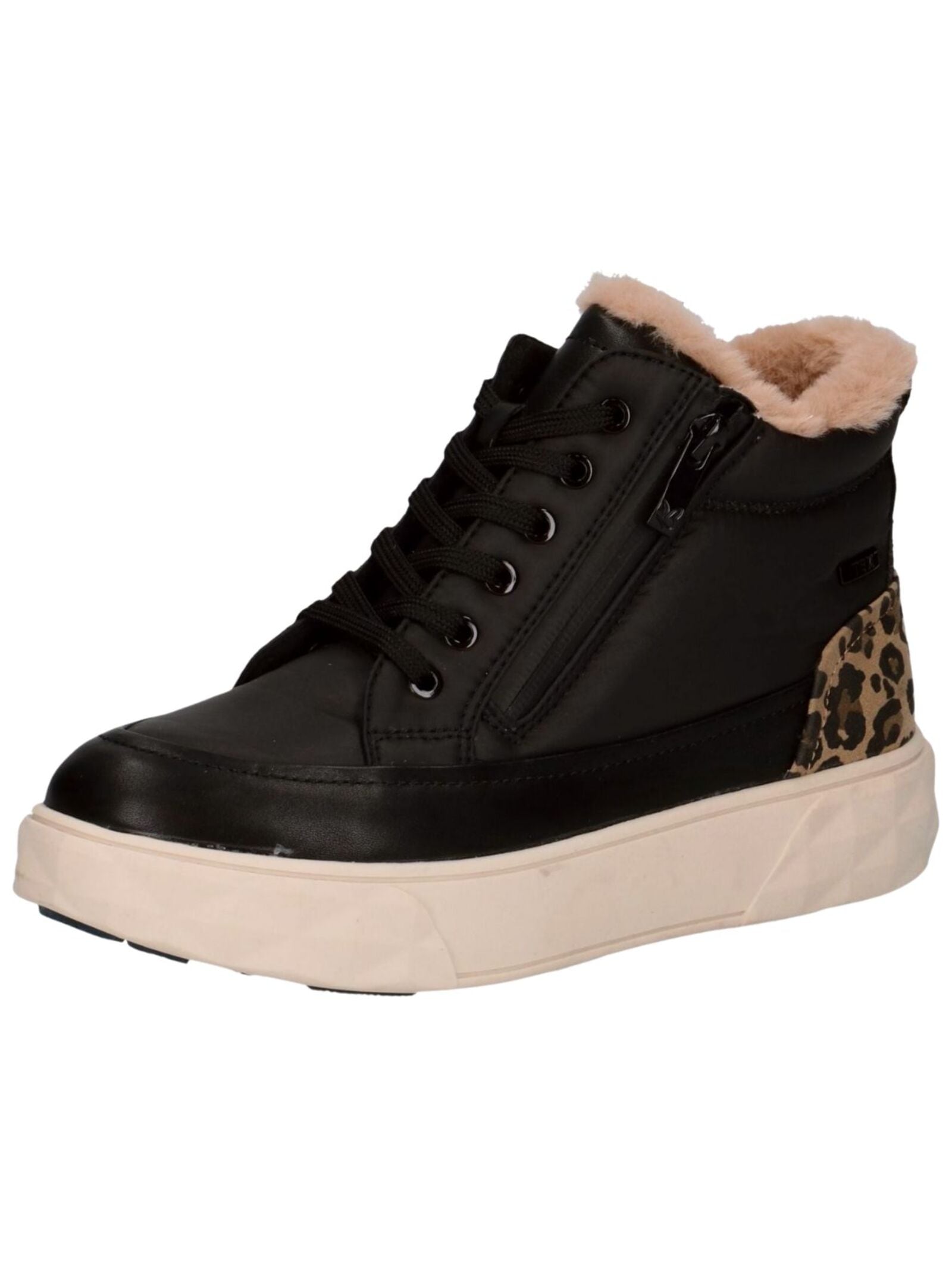 Schnürstiefelette CAPRICE "Caprice Stiefelette Synthetik/Textil", Damen, Gr. 41, schwarz, Synthetik, Textil, Schuhe Schnürstiefelette