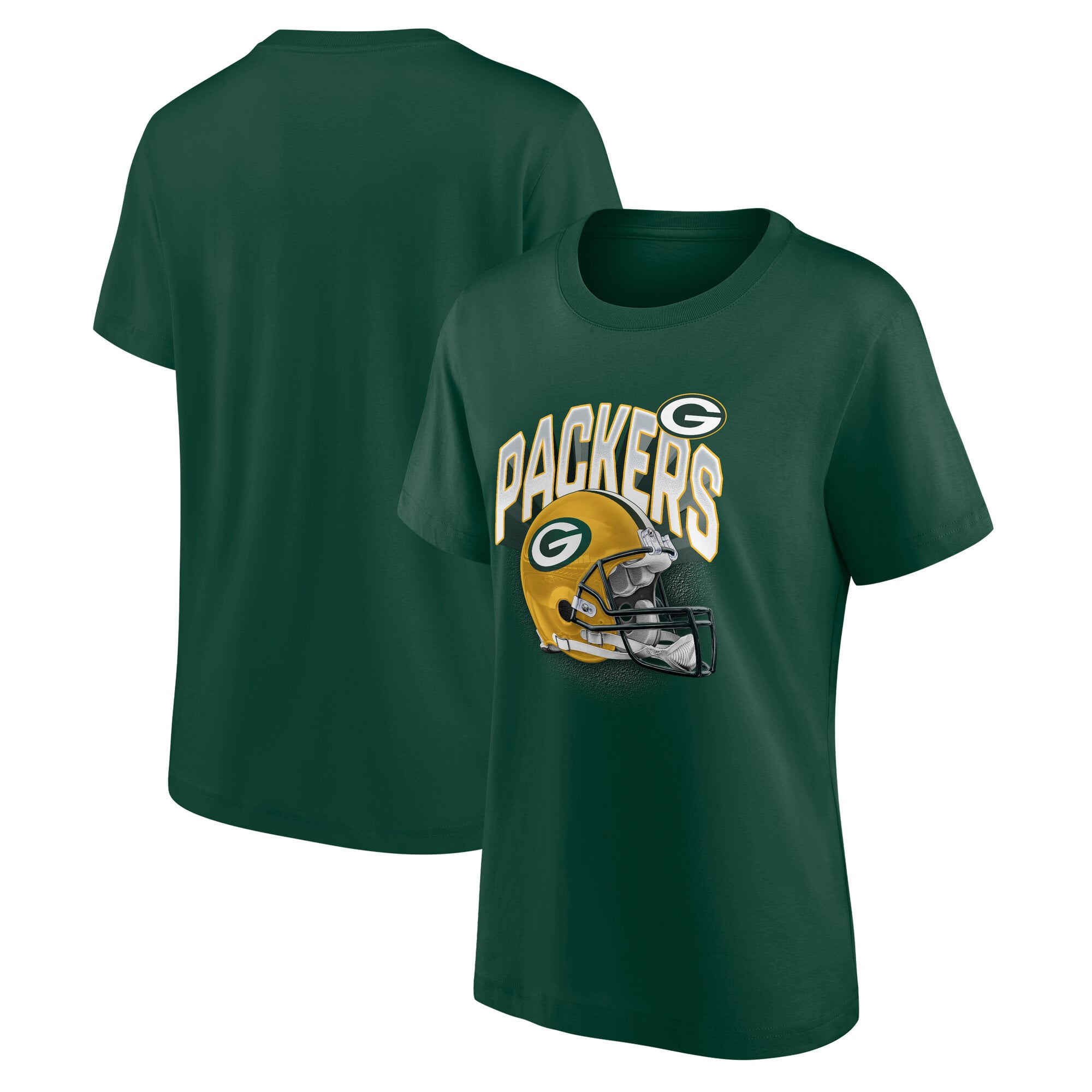 Green Bay Packers End Around Helm Grafik-T-Shirt - Damen