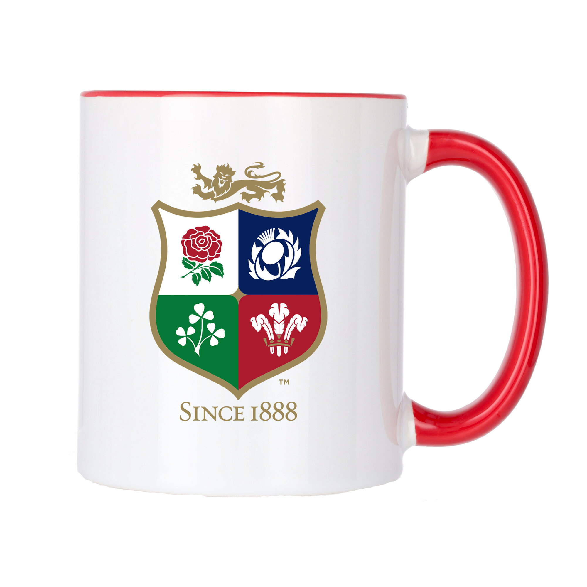 British & Irish Lions Innen farbig 11 oz Kaffeetasse Image