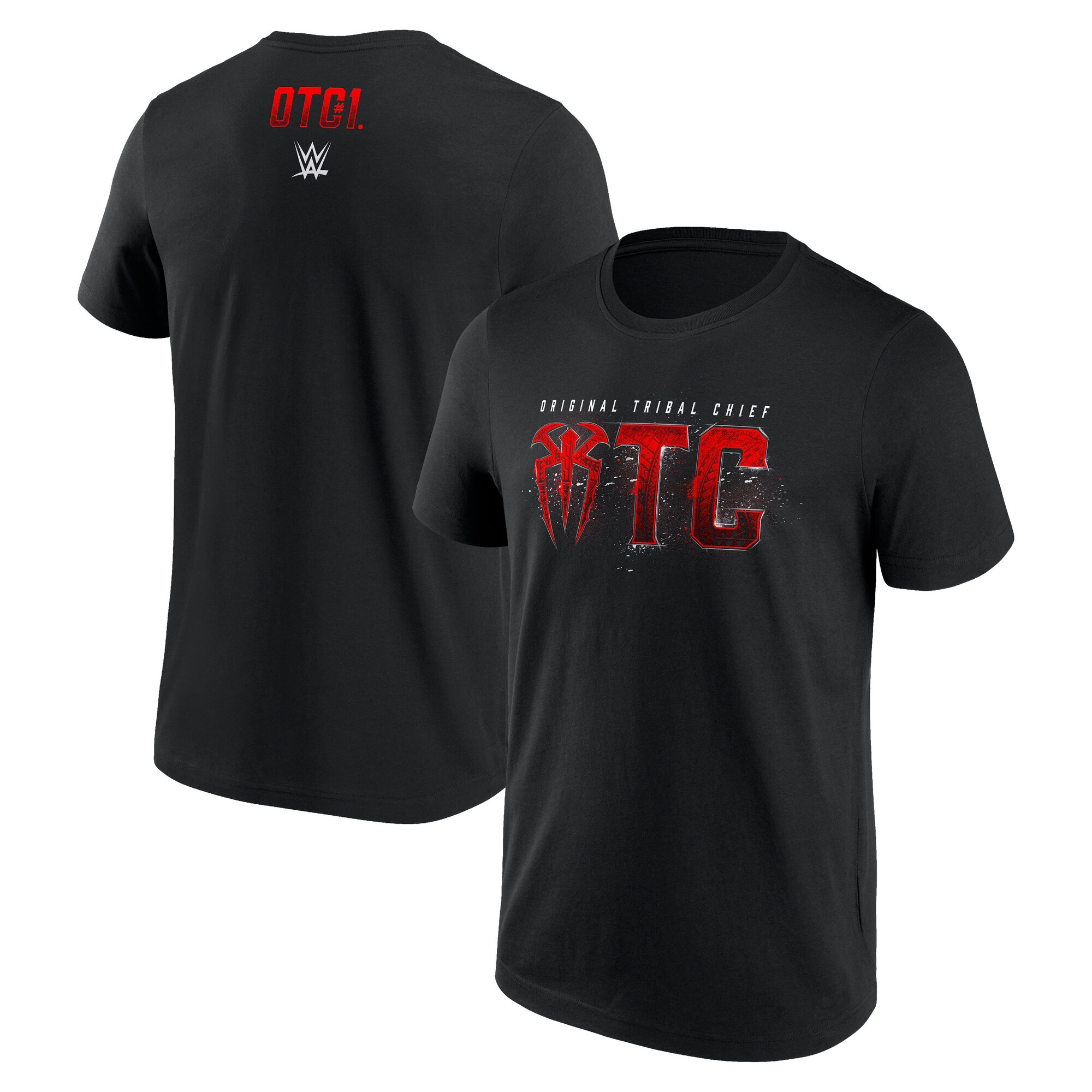 Roman Reigns Speckled OTC1 T-Shirt - Schwarz - Herren Image