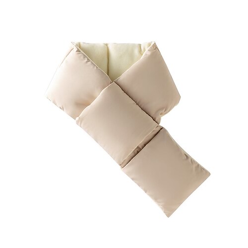 Wattierter Damenschal – weiches Material aus Polyester und Baumwolle, verschiedene Farben, stylisches Taschendesign, warm und bequem für winterliche Outdoor-Aktivitäten Image