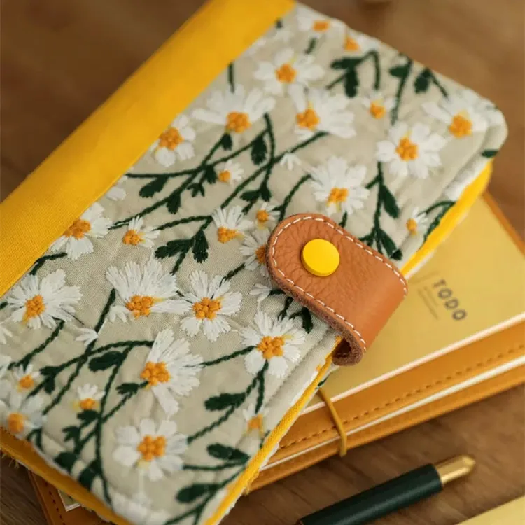 A6-Notizbuch mit weichem Baumwollbezug, täglicher Wochenplaner, niedlicher Loseblatt-Ordner, 6-Loch-Notizbuch, Tagebuch, Agenda, Schule, Schreibwaren Image