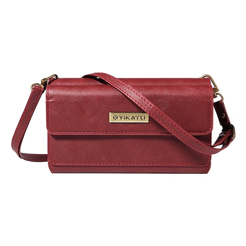 Handy Hülle Handyhüllen Für iPhone 17 Pro Max 17 Air 16 15 14 Pro Max Plus 16e 13 Pro Max Brieftaschenhülle Vollschutz mit Trageriemen Stoßfest Retro TPU PU-Leder Image