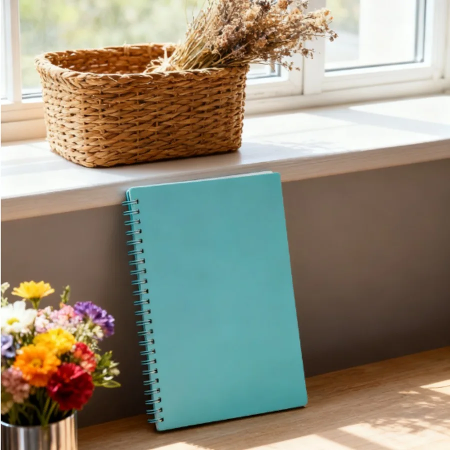 A5 Morandi Farbspulenbuch mattes PP-Notizbuch Außenhandel einfacher Wind-Notizblock mit horizontaler Linie Image