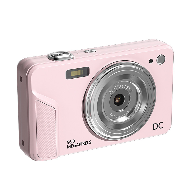 Digital Camera 56MP Cameras for Photography Point and Shoot Digital Camera with Auto Focus Dual Camera Flash 16X Zoom Anti Shake 128GB Card Compact Vlogging Camera for Teens Adults