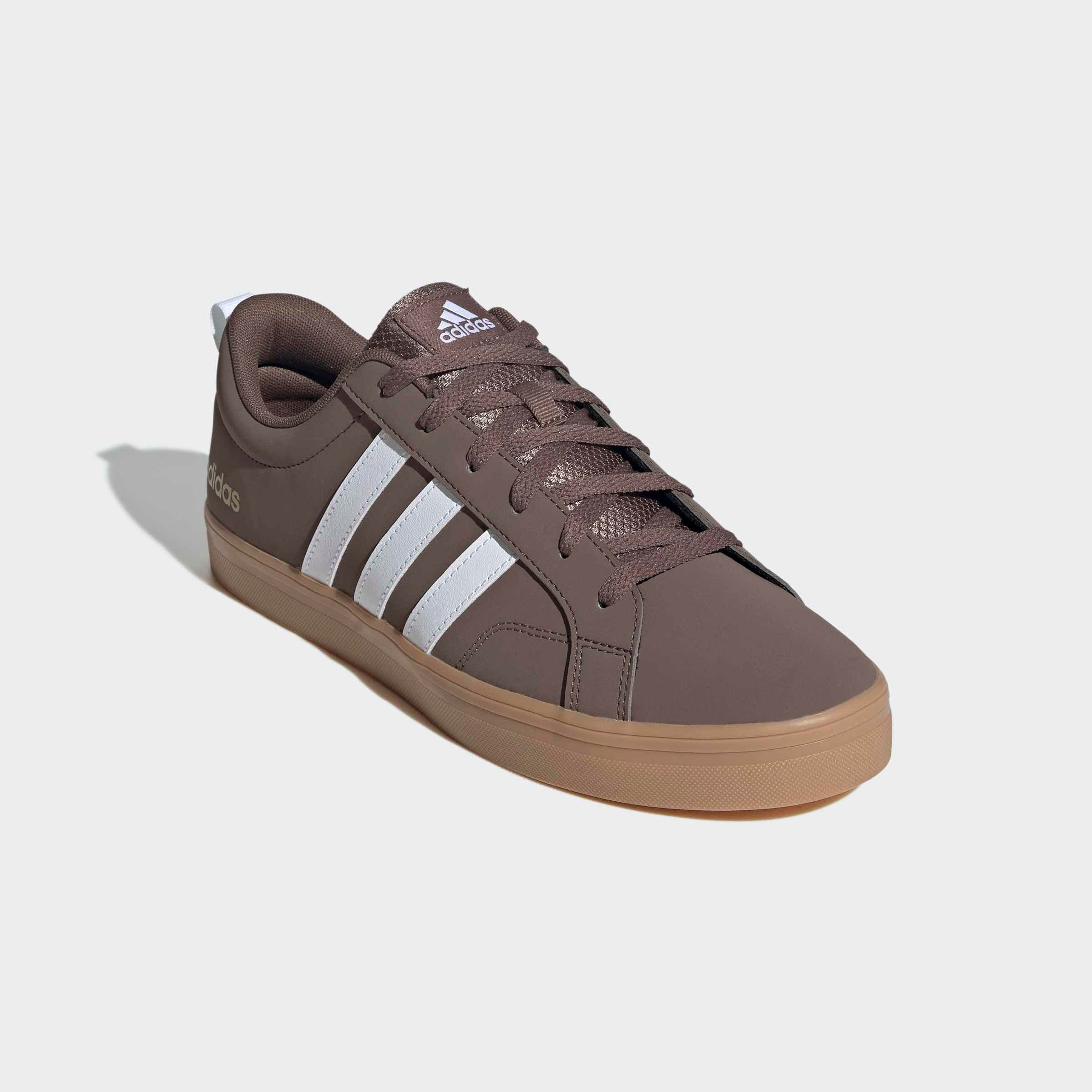 Sneaker ADIDAS SPORTSWEAR "VS PACE 2.0", Herren, Gr. 42, earth strata, cloud weiß, gold metallic, Synthetik, Textil, Schuhe Sneaker