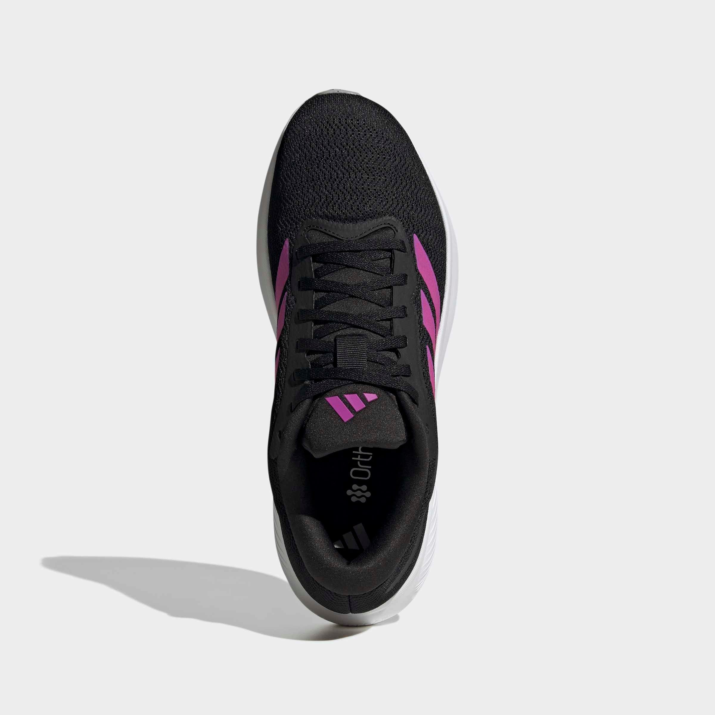 Laufschuh ADIDAS PERFORMANCE "RESPONSE RUNNER 2", Damen, Gr. 40, core schwarz, lucid rot, lila burst, Synthetik, Textil, Schuhe Laufschuh