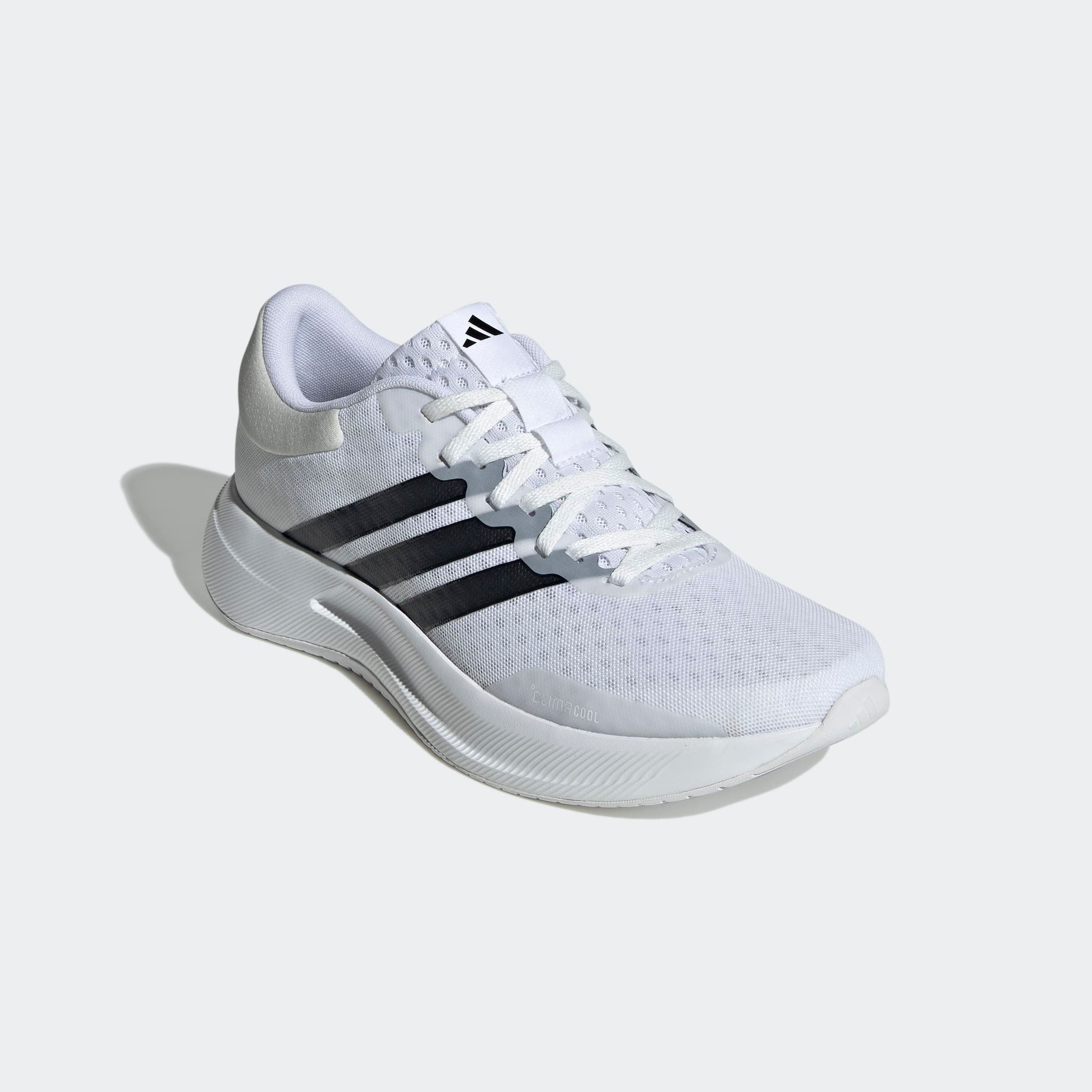 Laufschuh ADIDAS PERFORMANCE "TREADMOVE", Damen, Gr. 48, cloud weiß, core schwarz, crystal weiß, Synthetik, Textil, Schuhe Laufschuh